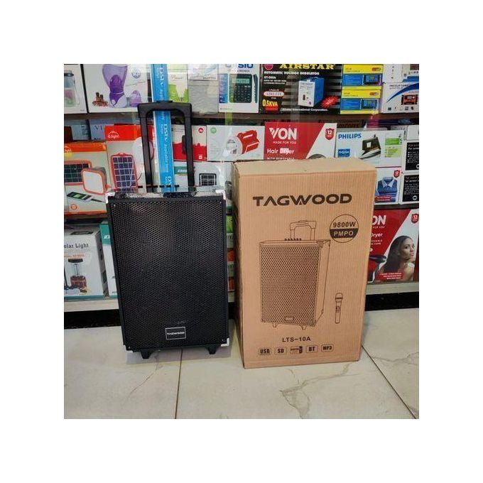 Tagwood LTS‑10A 10″ Rechargeable Portable Speaker