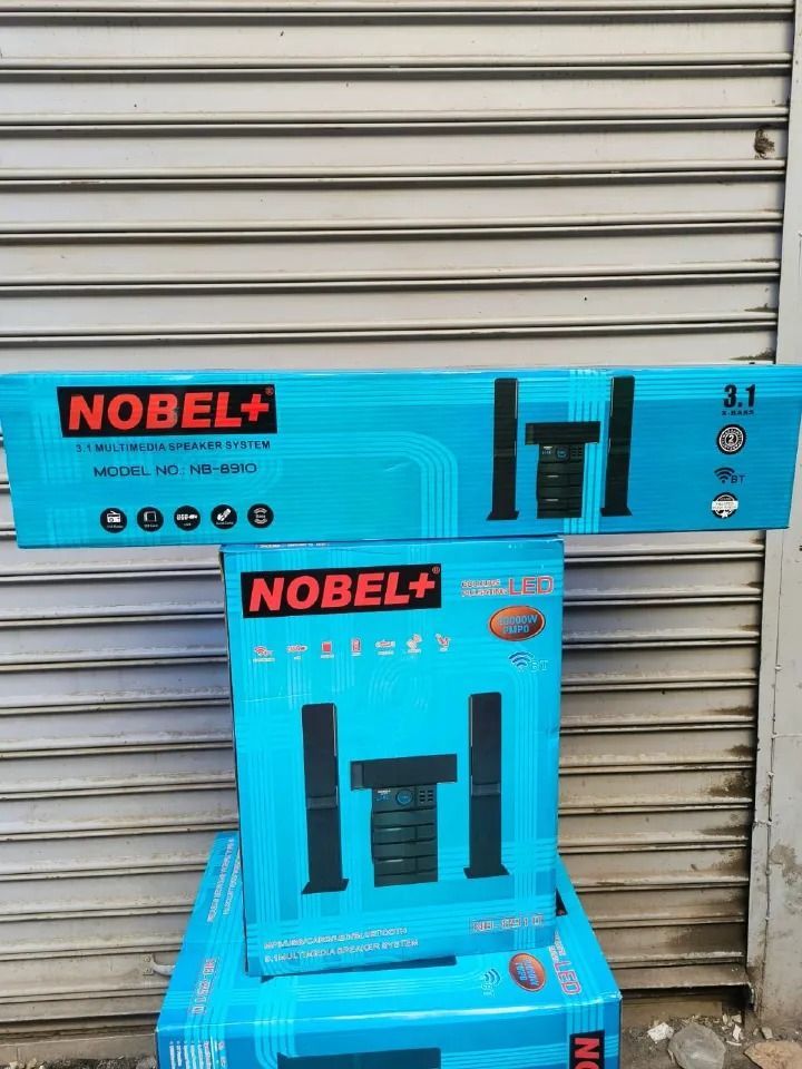 Nobel Plus NB-8910 Subwoofer – 5.1CH Multimedia Speaker SYSTEM 20,000W PMPO (USB SD Card, Bluetooth and FM Radio)