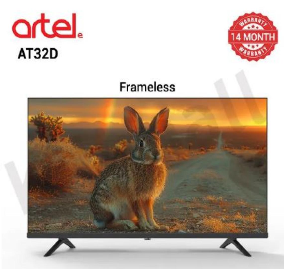 Artel 32 inch Frameless Digital TV(AT32D) with 3Months Warranty,AC Energy Saving Televison