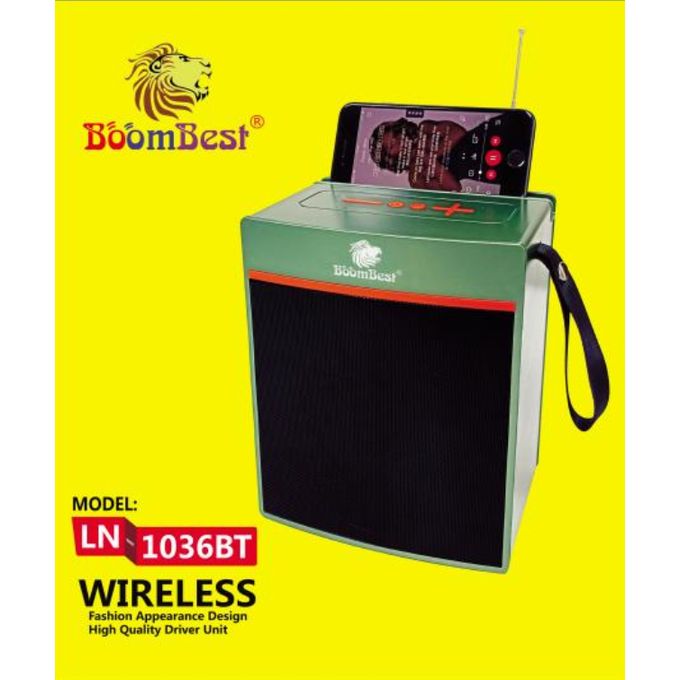 Boombest LN-1036BT Wireless Bluetooth Speaker ,Wireless Bluetooth Speaker – Powerful Super Bass, Portable Design, 20W Rich Sound, Long Battery Life