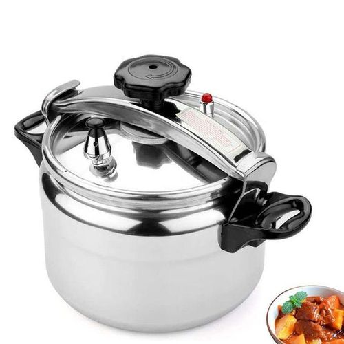 2 handle Non explosive pressure cookers, 7 LITERS Capacity stainless steel pressure cooker & Super safety lock Explosion-proof, Suitable for All Hob Types