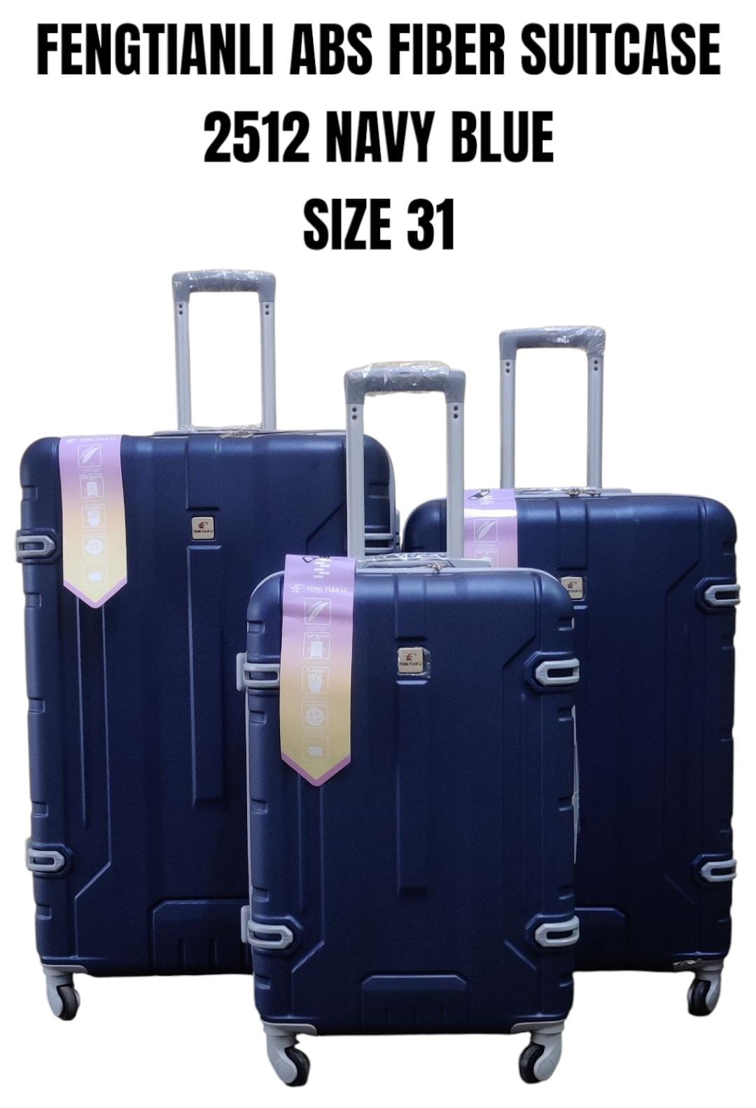 🧳✨ Fengtianli 3-in-1 ABS Fiber Hardshell Suitcase Set
Travel smart and stylish with the Fengtianli ABS Fiber Suitcases — a durable 3-in-1 hardshell set designed for convenience, protection, and easy