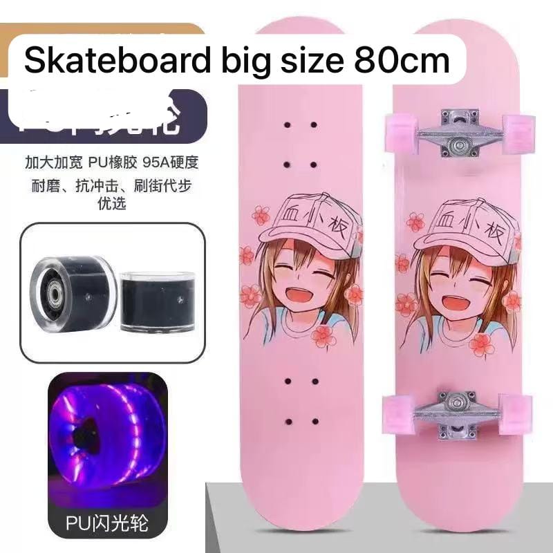 Skateboard – Fun & Durable Ride for All Ages ✨
Enjoy outdoor adventures and master new tricks with this high-quality skateboard. Designed for stability, control, and style, it’s perfect for beginners
