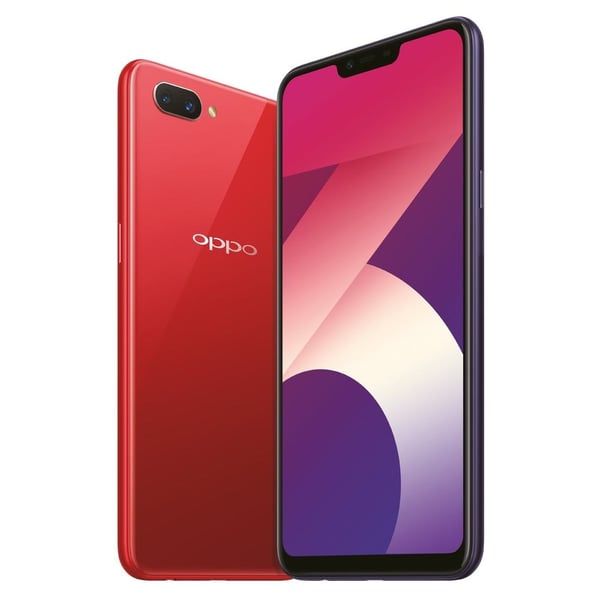 Renewed Oppo A3s, DISPLAY SCREEN 6.2" INCHES, 4GB RAM & 64GB ROM, 4230MAH, DUAL SIM-Red