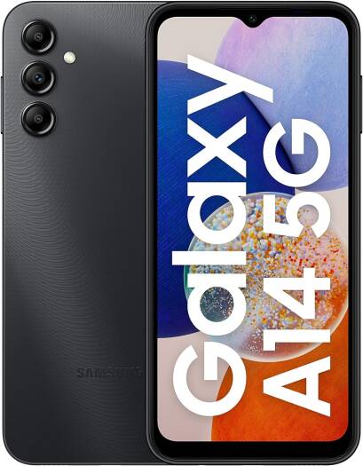 Badili Refurbished Samsung Galaxy A14 5G – 4GB RAM, 64GB ROM, 6.6" Display, 50MP Camera, Black, Single SIM – Affordable, powerful 5G Android smartphone with sleek design and reliable performance phone