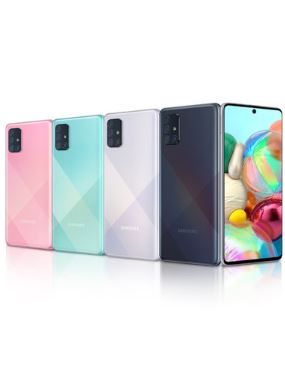 Samsung Galaxy A71 5G Smartphone Refurbished (Black, 6GB RAM, 128GB Storage) | Unlocked Android Phone | 64MP Quad Camera | 6.7'' FHD+ Display | Fast Charging | Single SIM | 5G Mobile