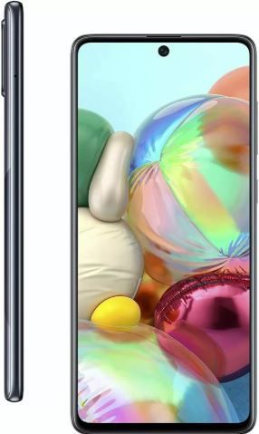 Samsung Galaxy A71 5G Smartphone Refurbished (Black, 6GB RAM, 128GB Storage) | Unlocked Android Phone | 64MP Quad Camera | 6.7'' FHD+ Display | Fast Charging | Single SIM | 5G Mobile