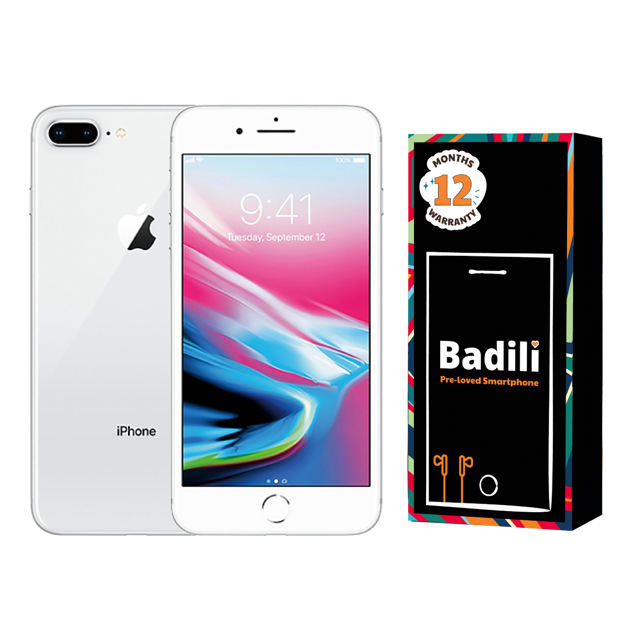 Badili - iPhone 8 plus ,Grey 64GB- Refurbished with 12 Months warranty .