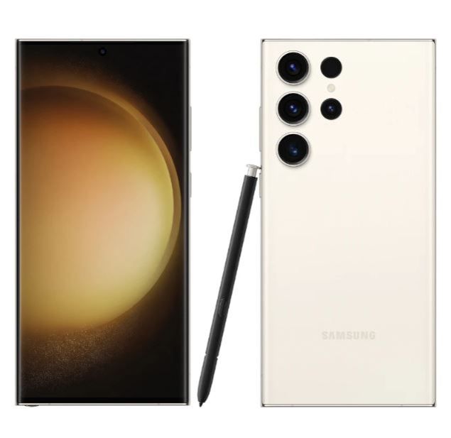 Badili Samsung Galaxy S23 Ultra 5G – 12GB RAM, 256GB Storage, Dual SIM, Cream – Premium Refurbished Android Smartphone