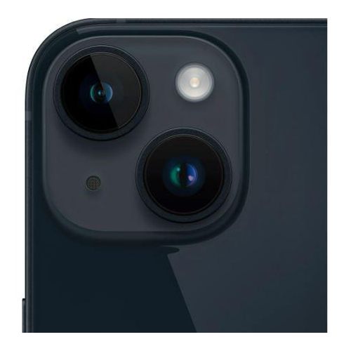 Badili Apple iPhone 14 Dual SIM, unlocked (6GB RAM, 128GB Storage) – 6.1" Super Retina XDR Display, A15 Bionic Chip, 12MP Dual Camera, 5G Smartphone, Midnight, refurbished