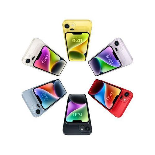 Apple iPhone 14 Dual SIM, unlocked (6GB RAM, 256GB Storage) – 6.1" Super Retina XDR Display, A15 Bionic Chip, 12MP Dual Camera, 5G Smartphone, Refurbished.