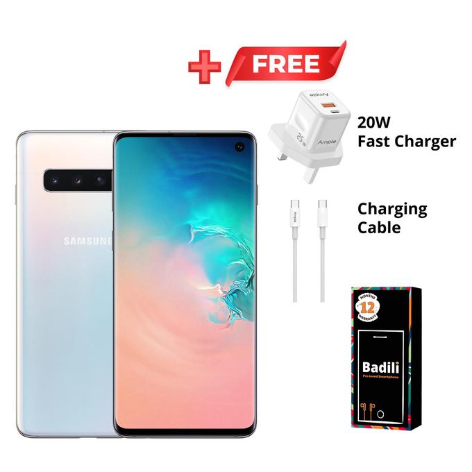 Samsung S10 5G Badili Smartphone, HD Display 5.5 " ,RAM 6 GB + 128GB ROM  8MP CAMERA 10MP + 64 MP 4000mAh Refurbished Badili Smart Phone 12 Months warranty
