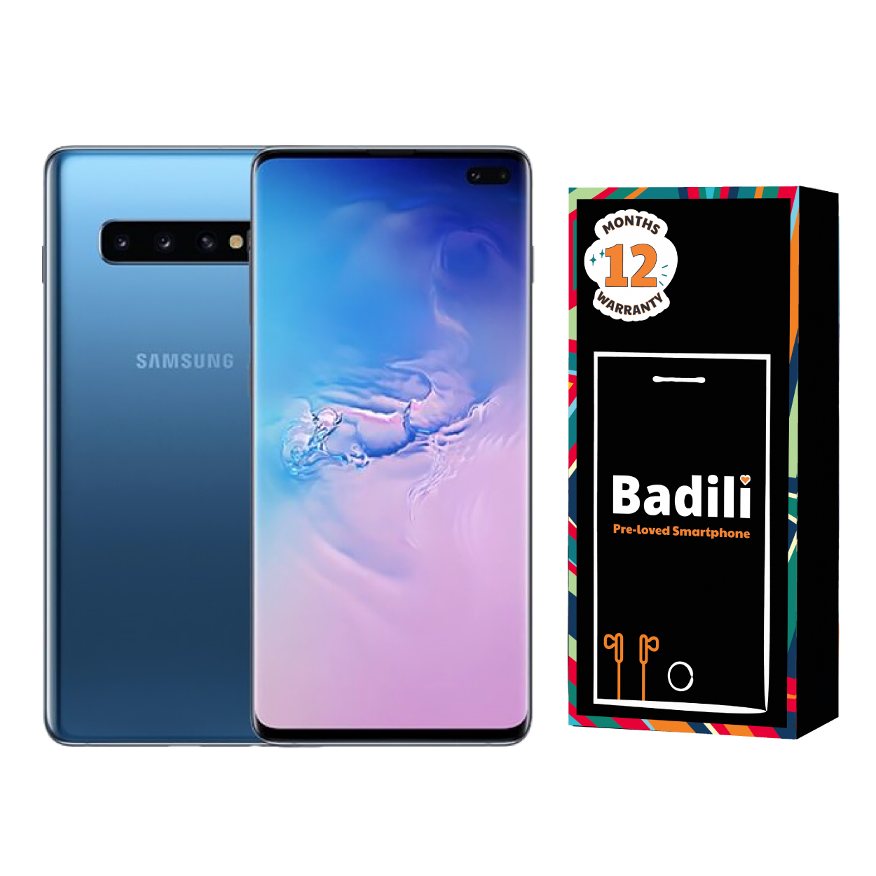 Samsung S10 5G Badili Smartphone, HD Display 5.5 " ,RAM 6 GB + 128GB ROM  8MP CAMERA 10MP + 64 MP 4000mAh Refurbished Badili Smart Phone 12 Months warranty - Single SIM