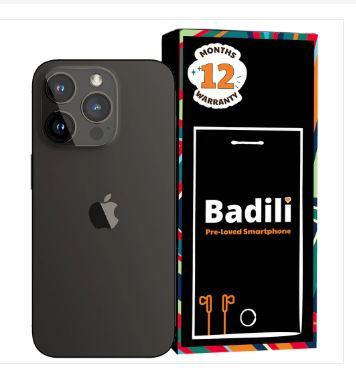 Badili Apple iPhone 14 Dual SIM, unlocked (6GB RAM, 128GB Storage) – 6.1" Super Retina XDR Display, A15 Bionic Chip, 12MP Dual Camera, 5G Smartphone, Midnight, refurbished
