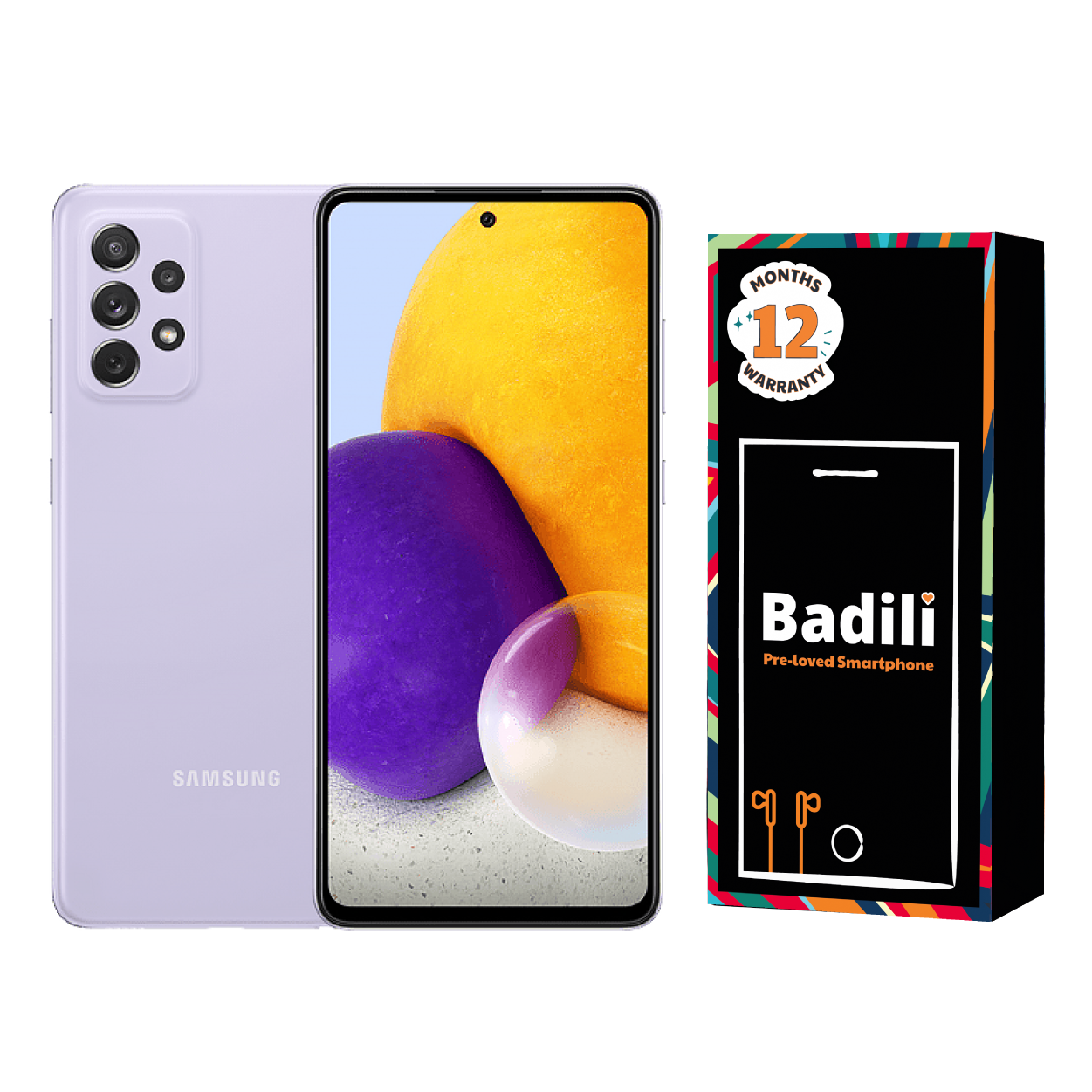 Badili Samsung Galaxy A52 5G - 6GB RAM + 128GB ROM - Single SIM - Refurbished- Android Smartphone .