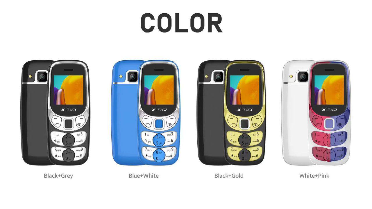 PROMOTION!!! X-TIGI 2300 🔹Super small size🔹 Dual SIM dual Standby🔹 Display Size:1.3″ IPS Screen🔹 Connectivity Bluetooth Dialer🔹 Wireless FM 🔹Battery: 520Mah
