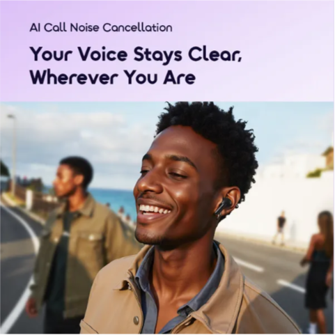 Oraimo SpaceBuds Lite Sound 360 Anti-Lost True Wireless Earbuds 🔸Sound360 Spatial Audio🔸 Smart Earbud Finder🔸  Free Anti-Lost Lanyard Included 🔸40-Hr Long Playtime