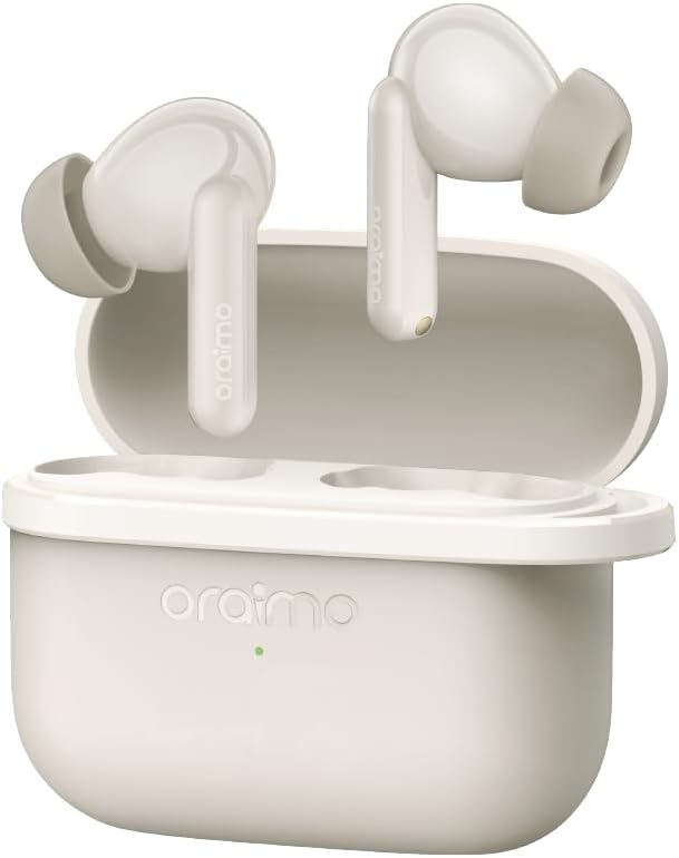 Oraimo SpaceBuds Lite Sound 360 Anti-Lost True Wireless Earbuds 🔸Sound360 Spatial Audio🔸 Smart Earbud Finder🔸  Free Anti-Lost Lanyard Included 🔸40-Hr Long Playtime