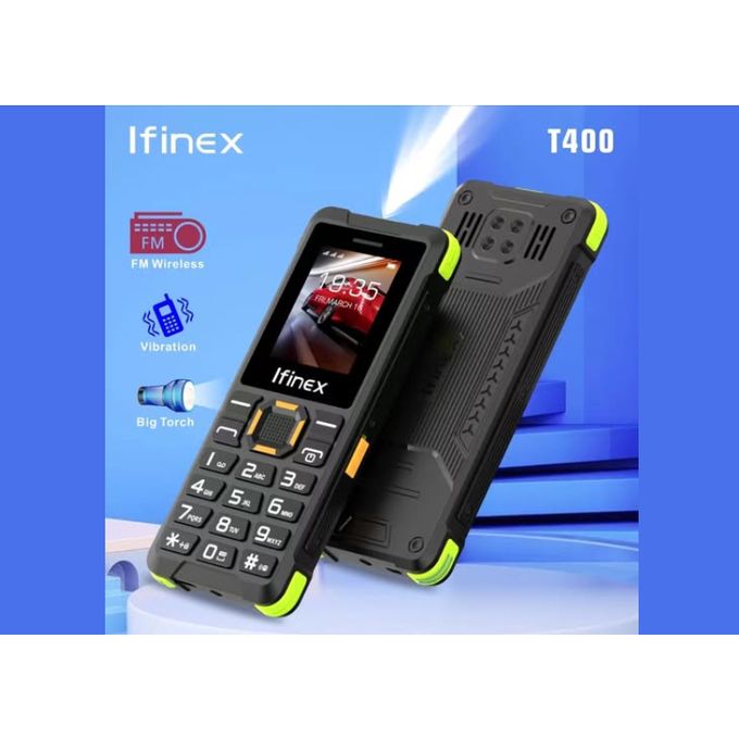 (CLEARANCE OFFER) IFINEX T 400 TRIPLE 3 SIM CARD 1.77'' BIG TOUCH WIRELESS FM KABAMBE KATULULU MULIKA MWIZI NEW ARRIVAL FEATURE PHONE
