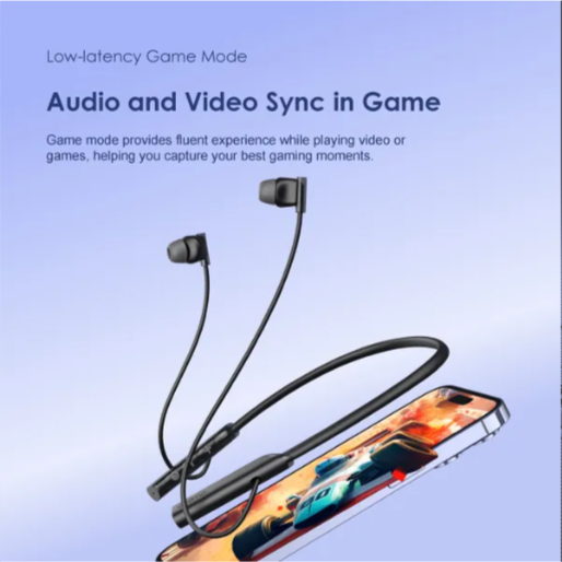 Oraimo Necklace Lite Call Vibration Wireless Headphones IPX4 waterproof and Noise reduction in calls and with dual device connection 30Hr Playtime (Lights On) & Vibration Notifications