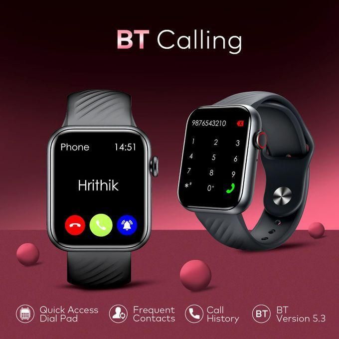 ITEL SONES ISW-011 Waterproof Smart watch 1.83'' HD ,Native Storm Waterproof with AI Voice Assistant, IP68 Water & Dust resistant, Hands free Phone Calls Anytime