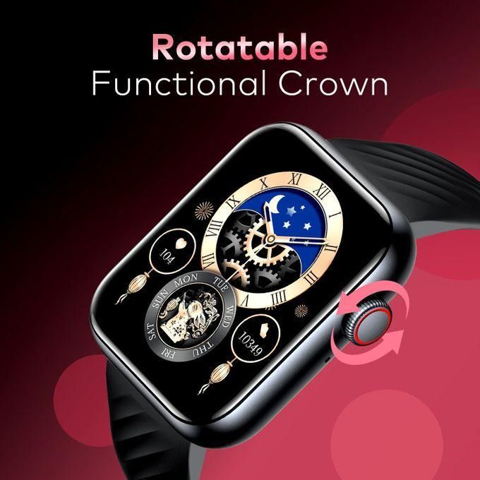 ITEL SONES ISW-011 Waterproof Smart watch 1.83'' HD ,Native Storm Waterproof with AI Voice Assistant, IP68 Water & Dust resistant, Hands free Phone Calls Anytime