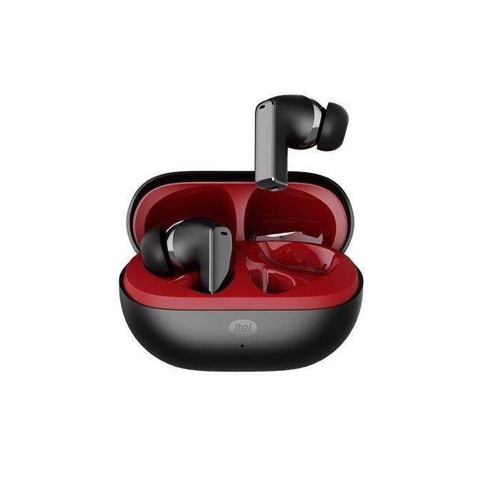 ITEL Buds Neo 3 ANC Wireless Bluetooth Earphone,100 Hours Playtime 360° Spatial Super Bass Enjoy music marathon,IPX5 Water Resistance with Al Call Noise Cancellation Ear pods