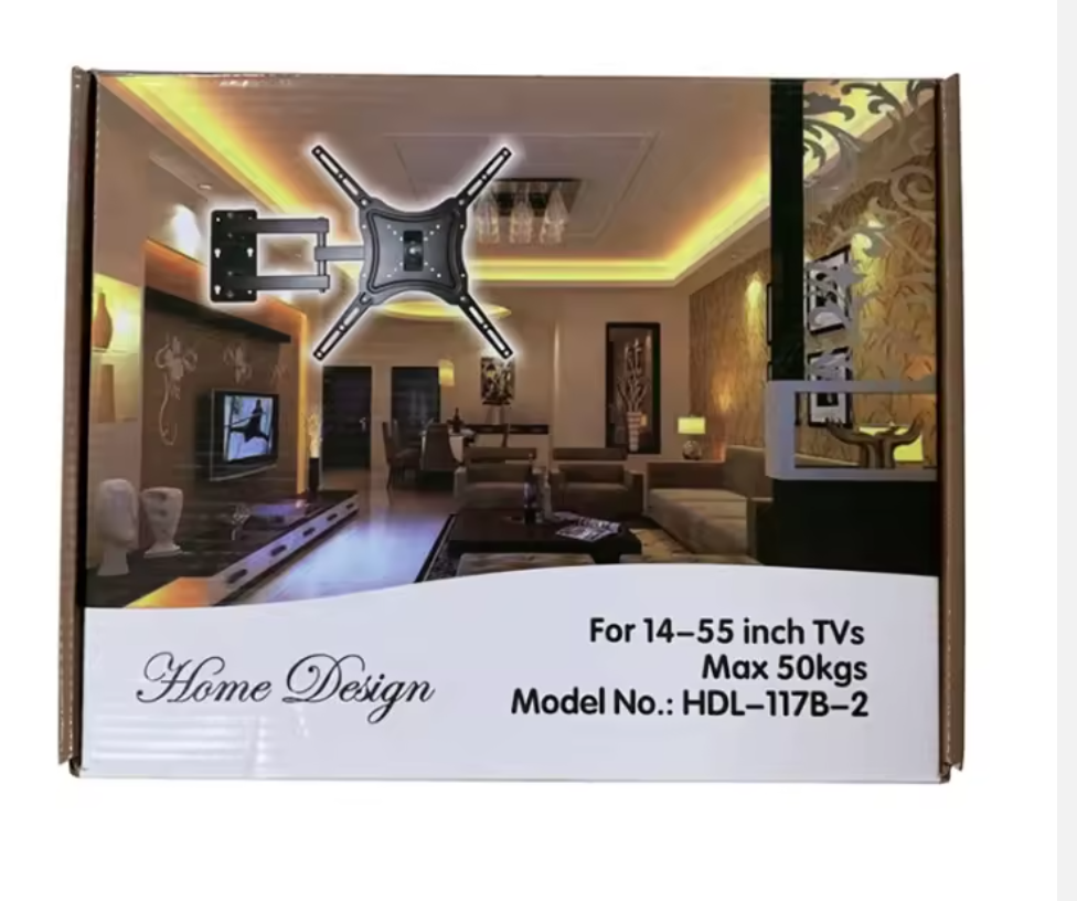 [Promotion] Full Motion TV Support Display Wall Mount Swivel 14''-55'' Rotation Lcd Tv Wall Mount TV Bracket 117b