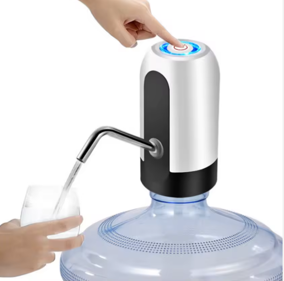 🎉 Crazy Offer – Today Only 🎉Newest Wireless Electric Mini Portable Fast Water Automatic Dispenser USB Rechargeable Barreled Water Pump