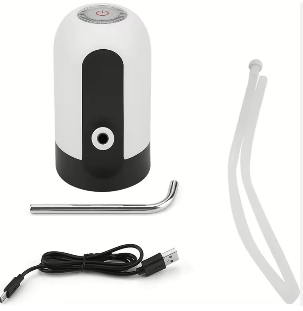🎉 Crazy Offer – Today Only 🎉Automatic Water Bottle Pump USB Charging Electric Water Dispenser Portable Bottle Water Pump Auto Switch Drinking Dispenser
