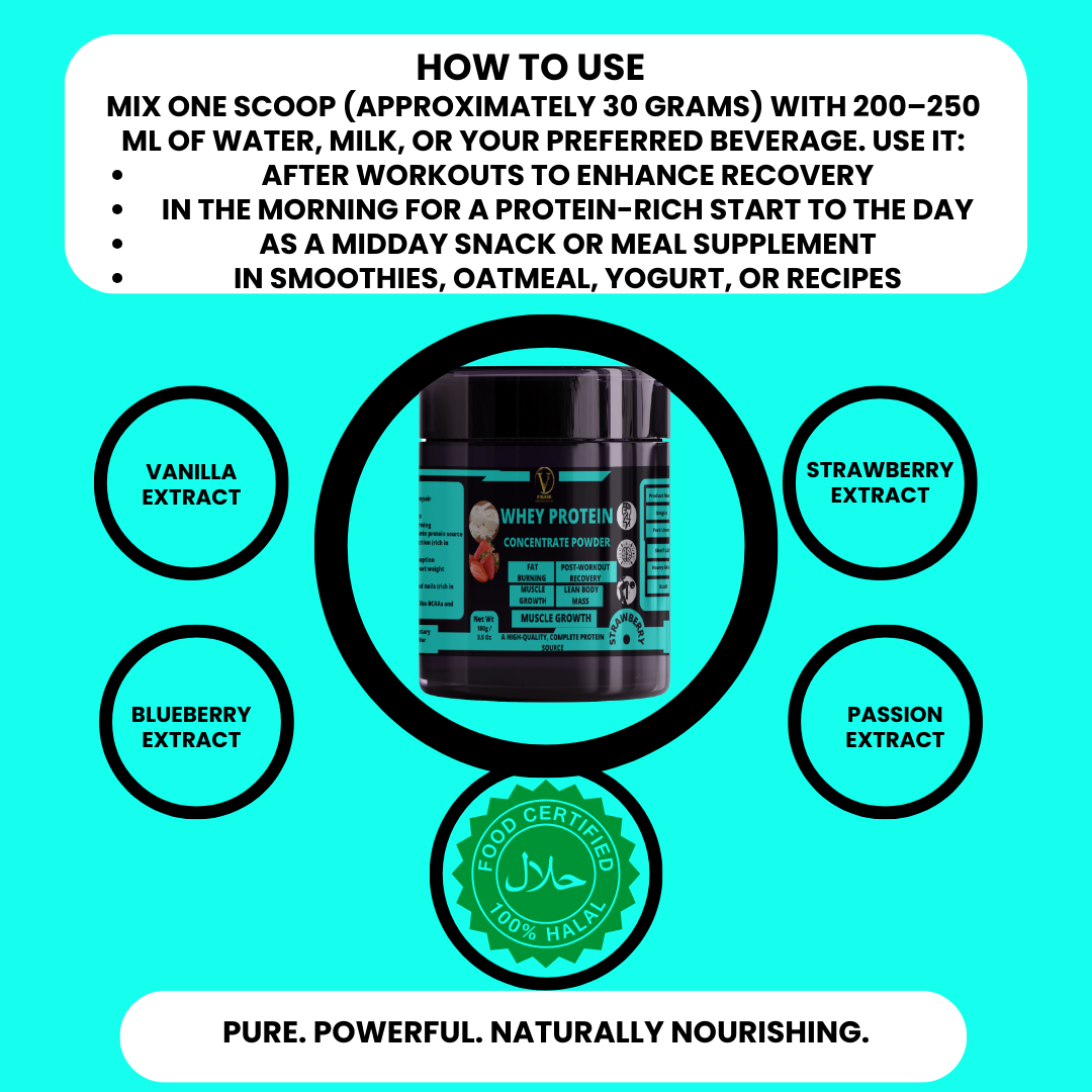 Whey Protein Concentrate Powder -Flavored,For Muscle Growth and Repair Increased Strength and Endurance Weight Management Support: