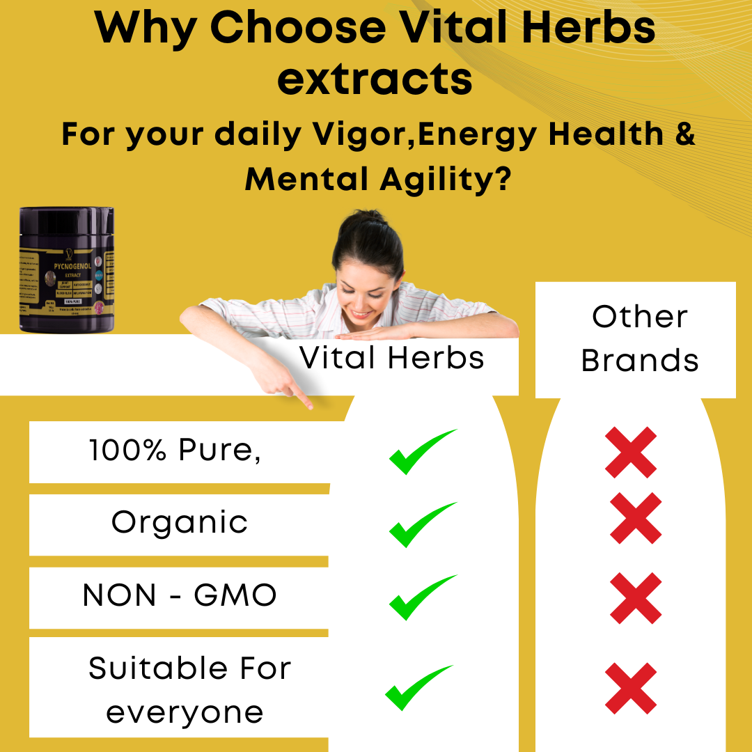 Pycnogenol® Extract Powder - Protects cells from oxidative stress,Supports healthy blood circulation
