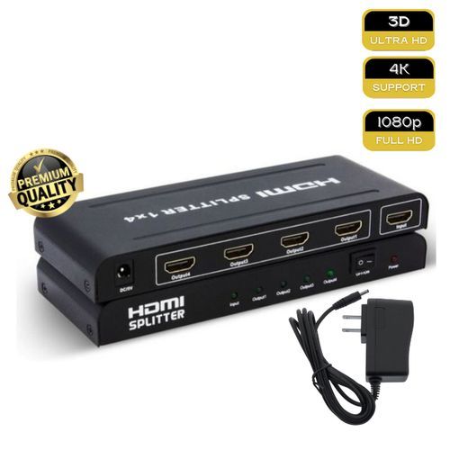3D 4K HDMI Splitter (4-way)