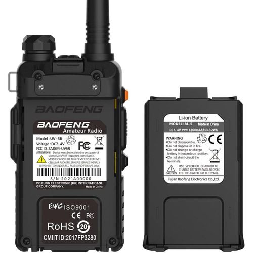 Baofeng UV 5r walkie talkie with 128 channels