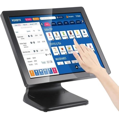 All in One POS Terminal 15 Inch Touch Screen POS Machine All in One intel  core i5 4 GB RAM /256 GB  ssd Computer
