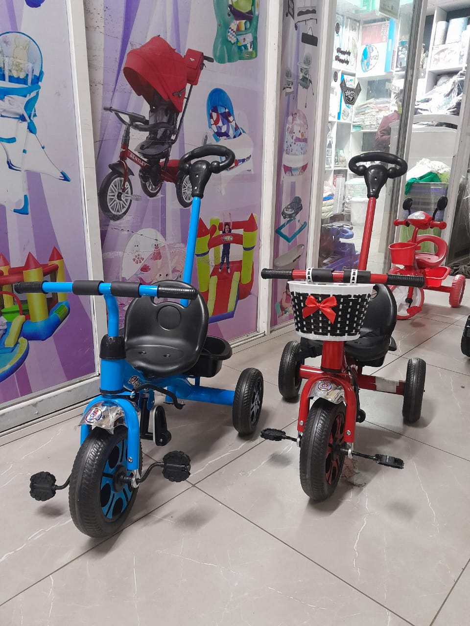 Kids Bike Tri-cycle Bicycle Tricycle with push handle