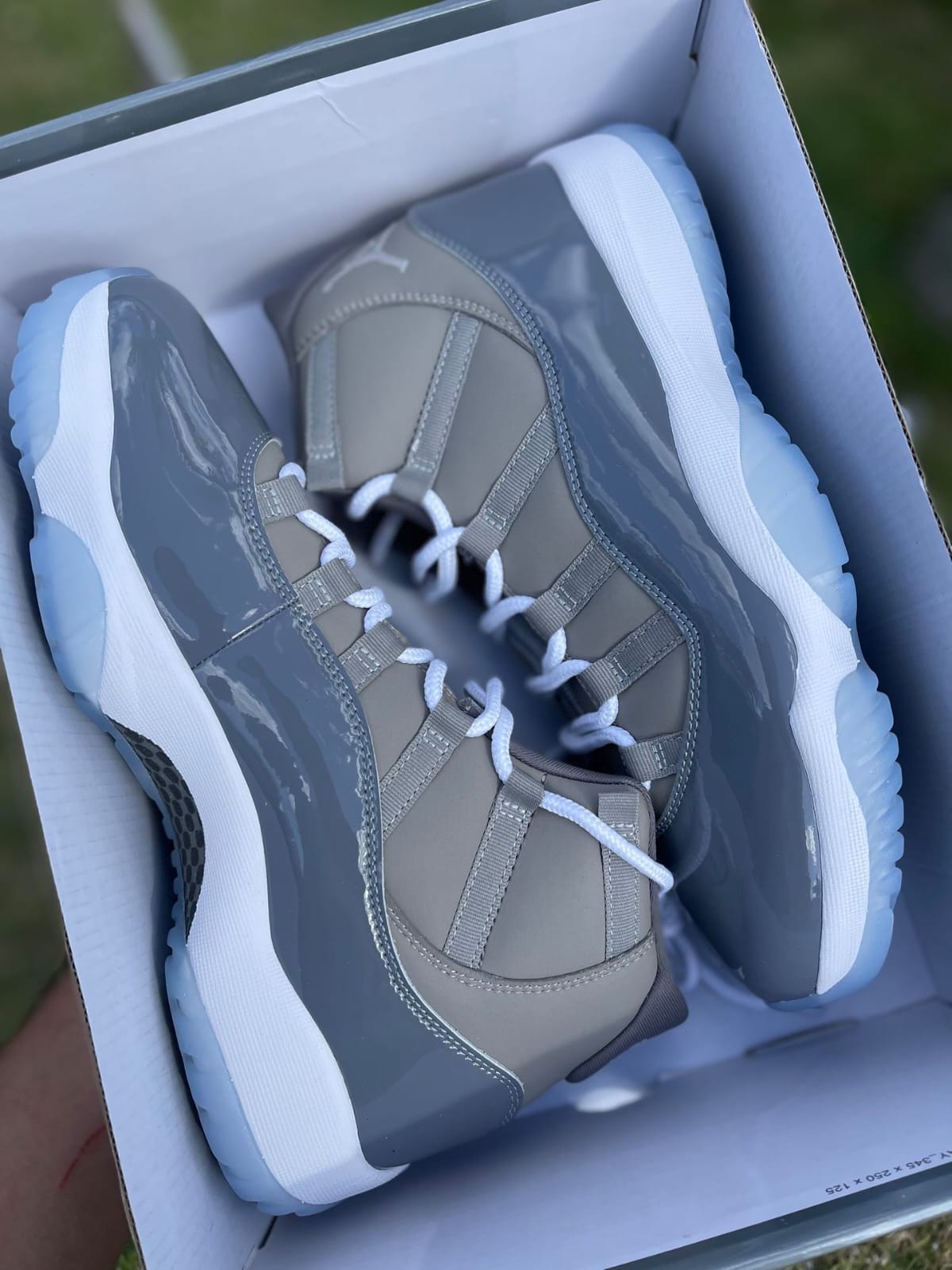 🔥💎 EXCLUSIVE DE🔥 1 Pair Men’s Sneakers Jordan 11 Cool Grey🔥🔥  – Casual & Sport Shoes, PU Leather Upper, Rubber Outsole, Soft Foam Insole, Lace-Up, Round Toe – Very High Quality & Special Price 👟