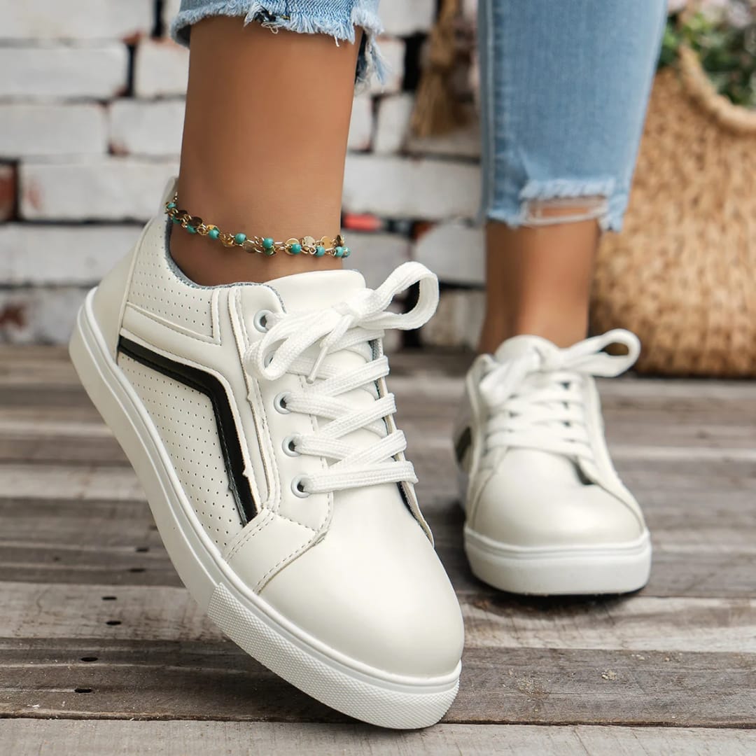 🎁 BONUS OFFER 🎁 - A 1 PC Ladies Sneaker ⚡ Lightweight, Casual Lace-Up Shoes with EVA Cushioning & Rubber Sole for Daily Wear 🔥 Affordable Price