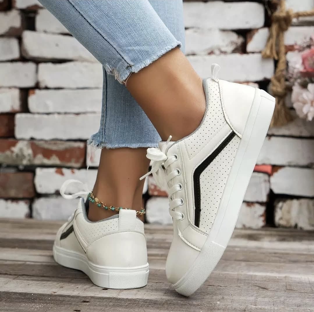 🎁 BONUS OFFER 🎁 - A 1 PC Ladies Sneaker ⚡ Lightweight, Casual Lace-Up Shoes with EVA Cushioning & Rubber Sole for Daily Wear 🔥 Affordable Price