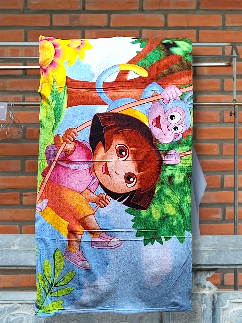 🌟🌟 CUSTOMER FAVORITE DEAL 🌟 1 PC Cartoon Cotton-Linen Towel 70x140cm 🛁 Soft Absorbent Fun Design for Kids & Adults Bathroom Home Use 🏠