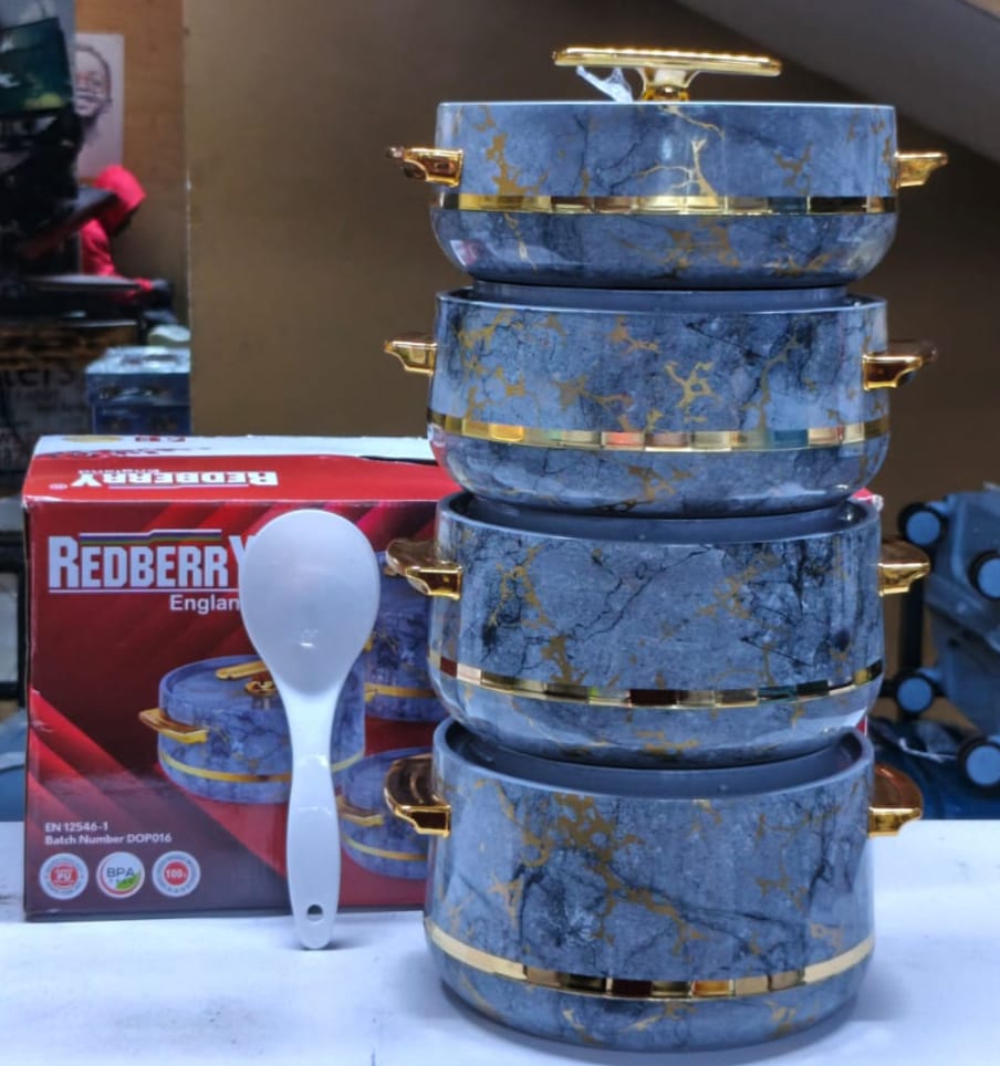 🥇 TOP OFFER 🥇 4PCS Infinite Hotpots Set | Aluminium with Ceramic Coating | Lids Included | Capacity 1500ml, 1800ml, 2400ml & 3000ml | Modern Kitchen Cookware