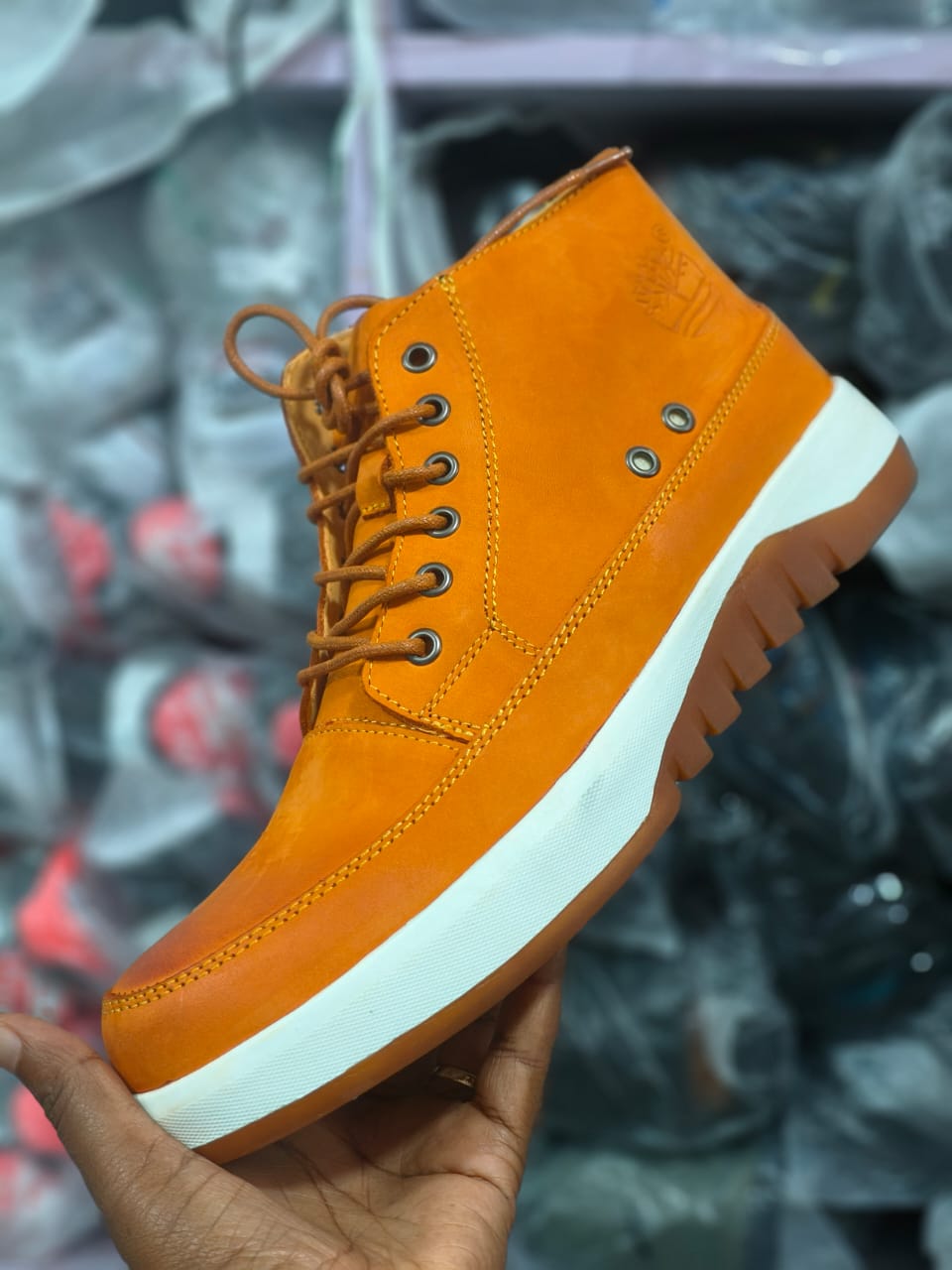 [ EXPERIENCE LUXURY FOR LESS!!!]🔥 🥑🌽ONLY AT KILIMALL !!! ]  1Pair Brand New High Quality Durable & Comfortable TIMBERLAND BOOTS  For Boys & Men at Affordable Price
