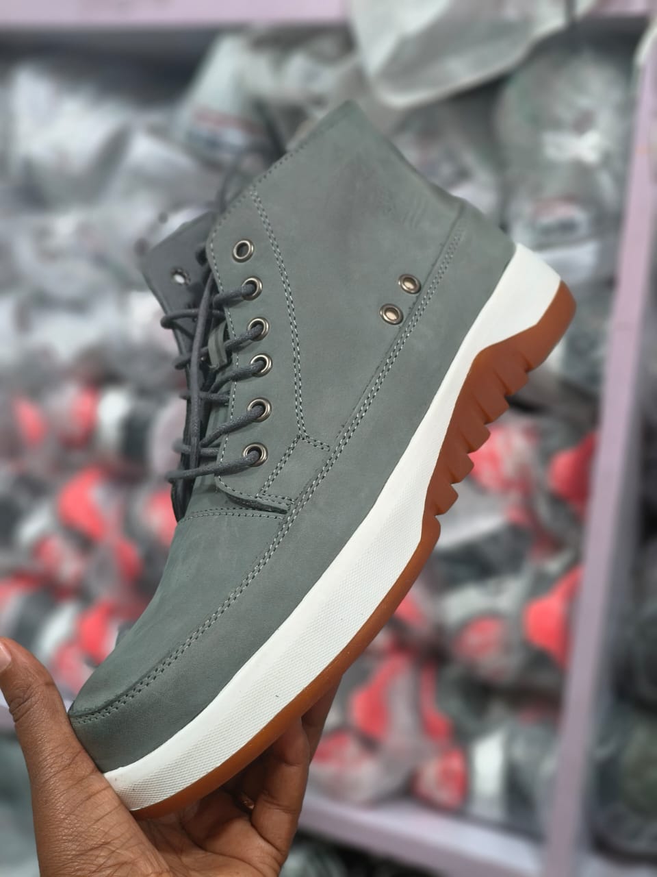 [🔥SPECIAL LIMITED OFFER🔥 🥑🌽ONLY AT KILIMALL !!! ] 1Pair Brand New High Quality Durable & Comfortable TIMBERLAND BOOTS  For Boys & Men at Affordable Price
