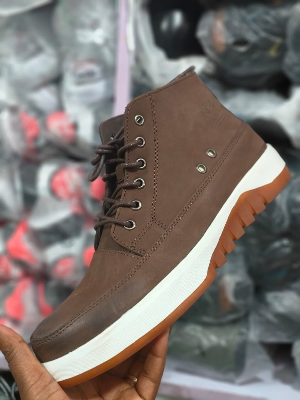[🔥SPECIAL LIMITED OFFER🔥 🥑🌽ONLY AT KILIMALL !!! ] 1Pair Brand New High Quality Durable & Comfortable TIMBERLAND BOOTS  For Boys & Men at Affordable Price