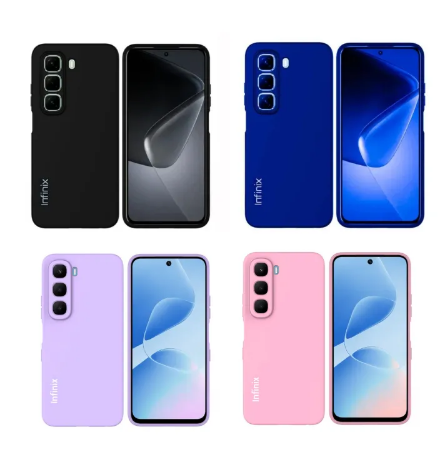 Infinix Hot 60i Soft Silicone Slim Fit Cover Anti-Scratch Shockproof  phone Case/Cover