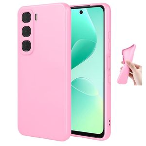 Infinix Hot 60i Soft Silicone Slim Fit Cover Anti-Scratch Shockproof  phone Case/Cover