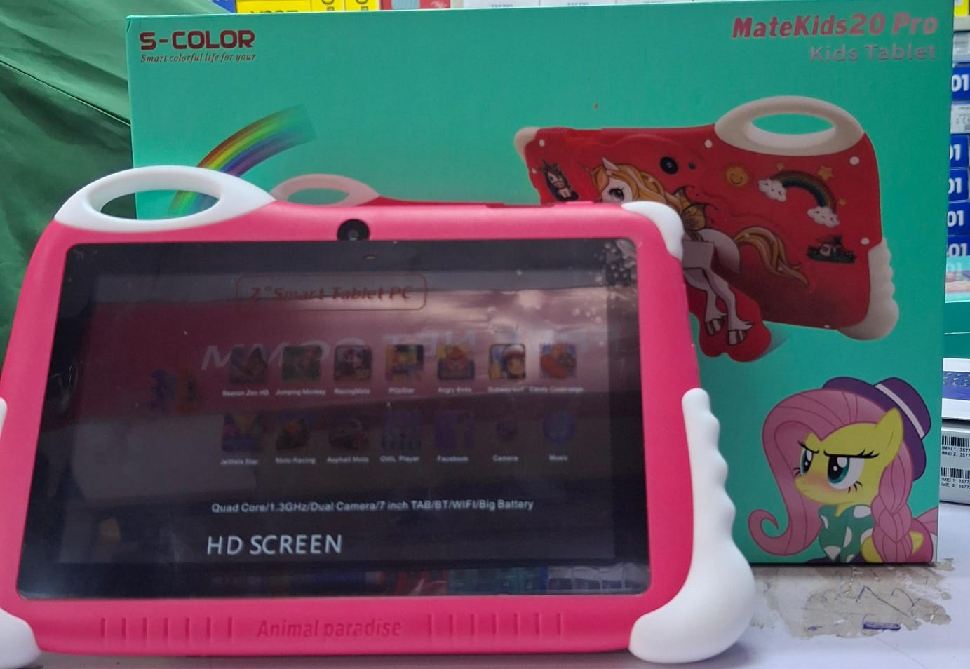 [OFFFER !!!OFFER!!]Classy 7 inches Smart Kids Learning Tablets Connects to wifi,1024*600 Display, android 12, 6GB +256GB, battery 5000mAh