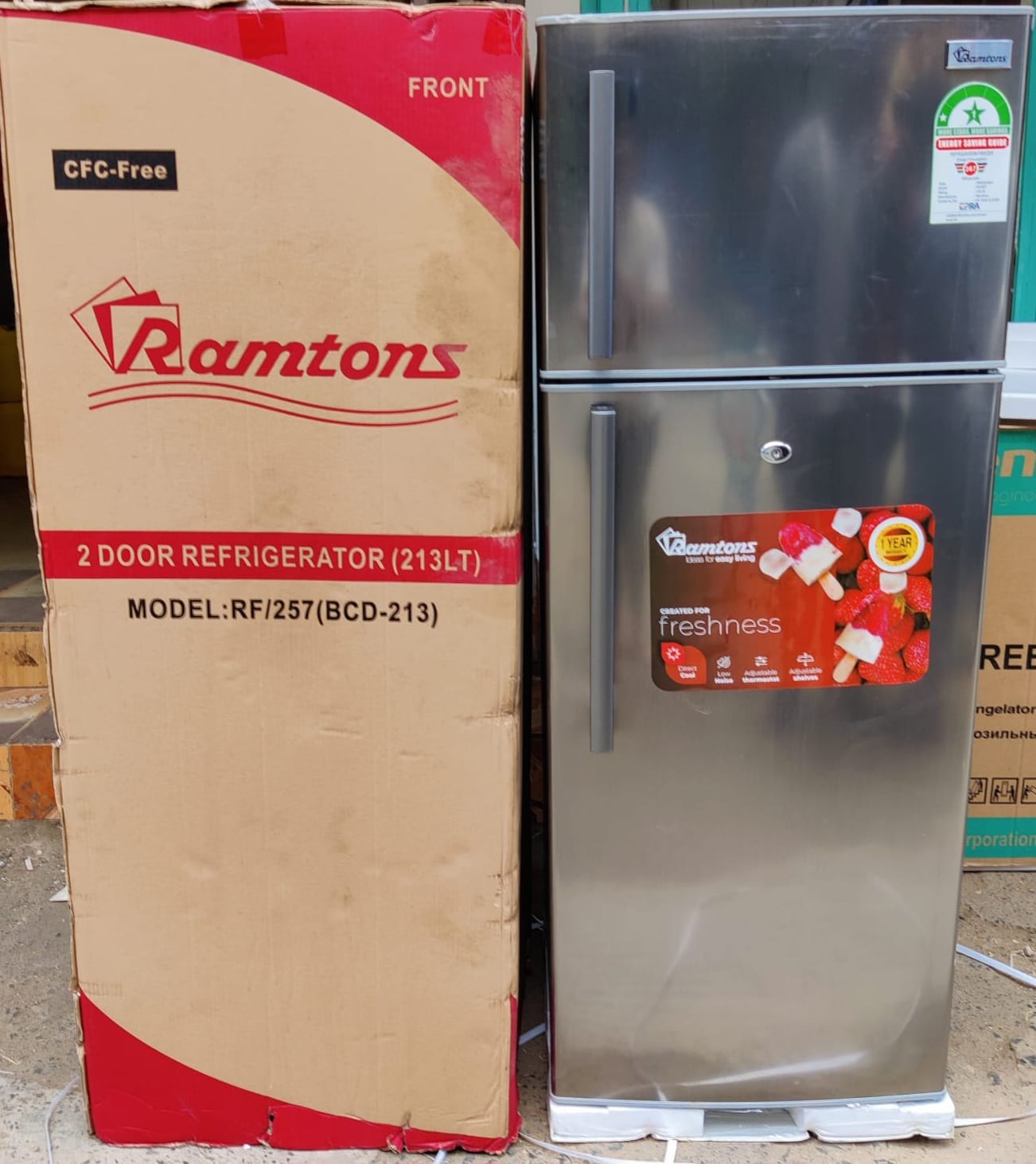 🌟 Top Deal 🌟 Ramtons RF/257 – 2 Door Direct Cool Fridge, 20L Freezer