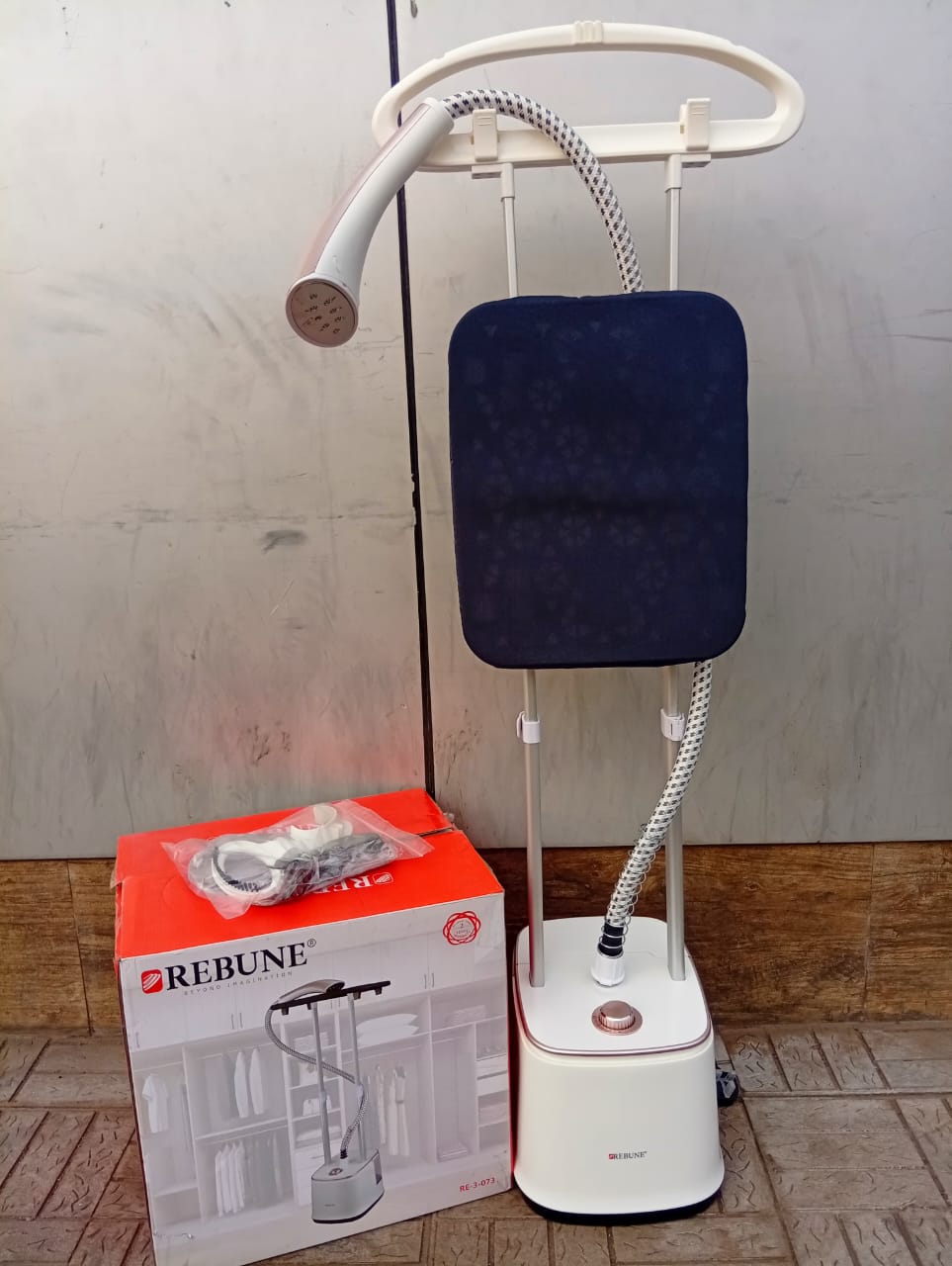 🔥 BEST DEAL OFFER 🔥1pc Rebune Portable Garment Steamer – 500W Stainless Steel Handheld Clothes Steamer for Home & Travel