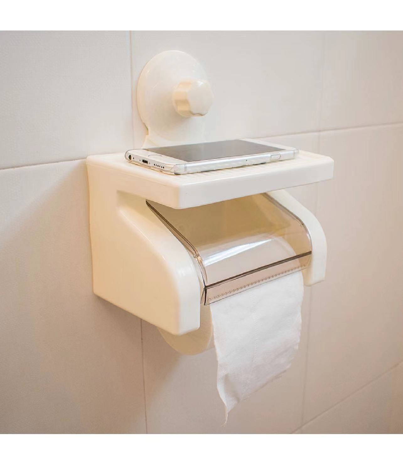 Water Proof Tissue, Phone Holder With Strong Double Sticker Both Suction and Adhesive Option
